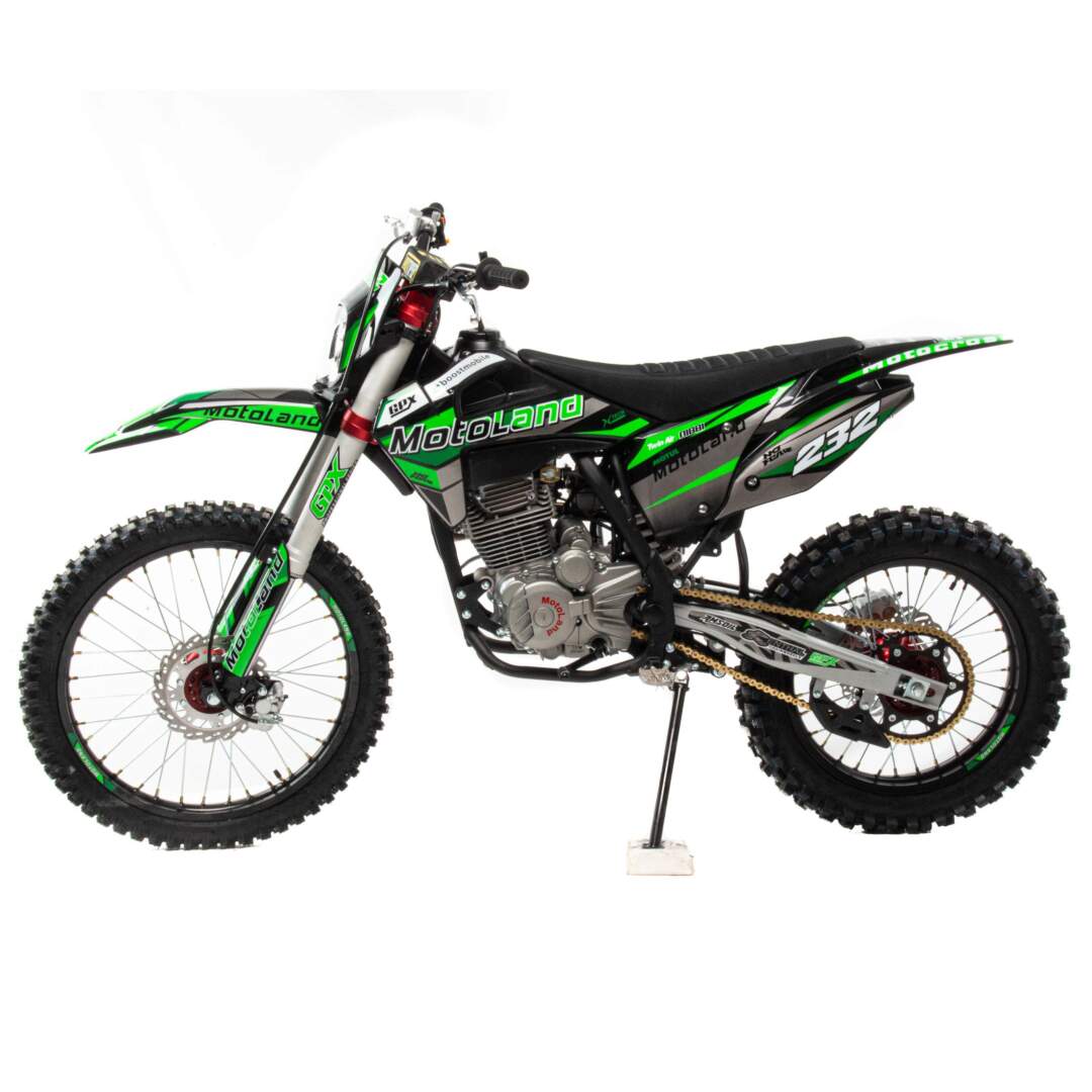 00000015359. Мотоцикл Кросс Motoland XT 250 HS (172FMM) зеленый