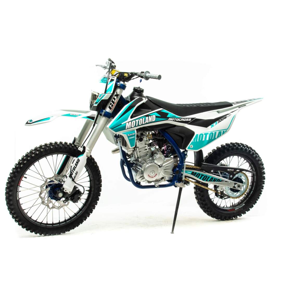 00000015641. Мотоцикл Кросс Motoland X3 300W LUX (174MN-3) синий