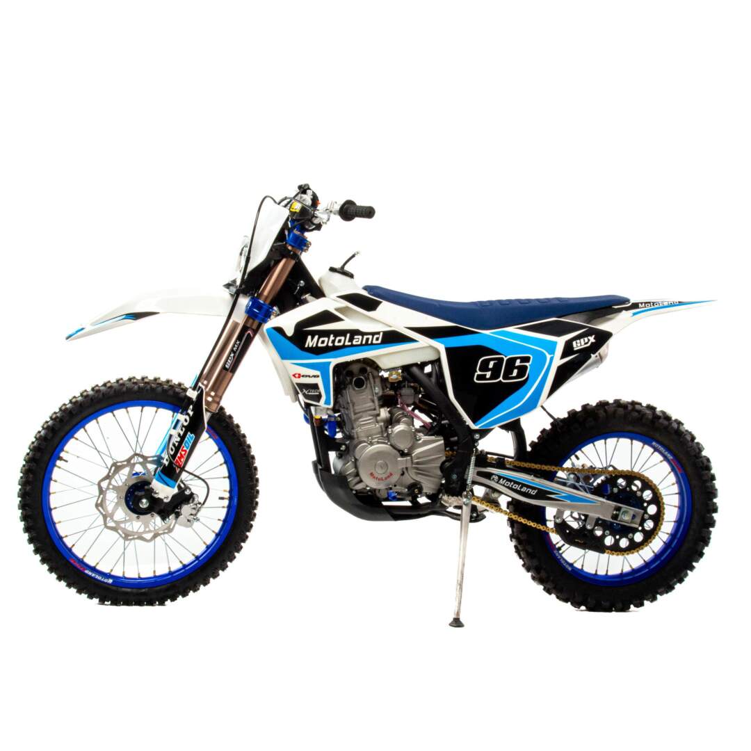 00000015645. Мотоцикл Кросс Motoland XT300 ST (174MM-3) синий