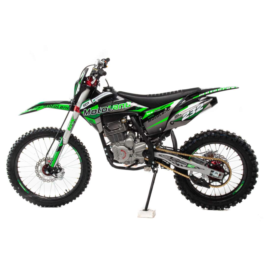 00000018394. Мотоцикл Кросс Motoland XT300 HS (175FMN) (BB-300cc) зеленый