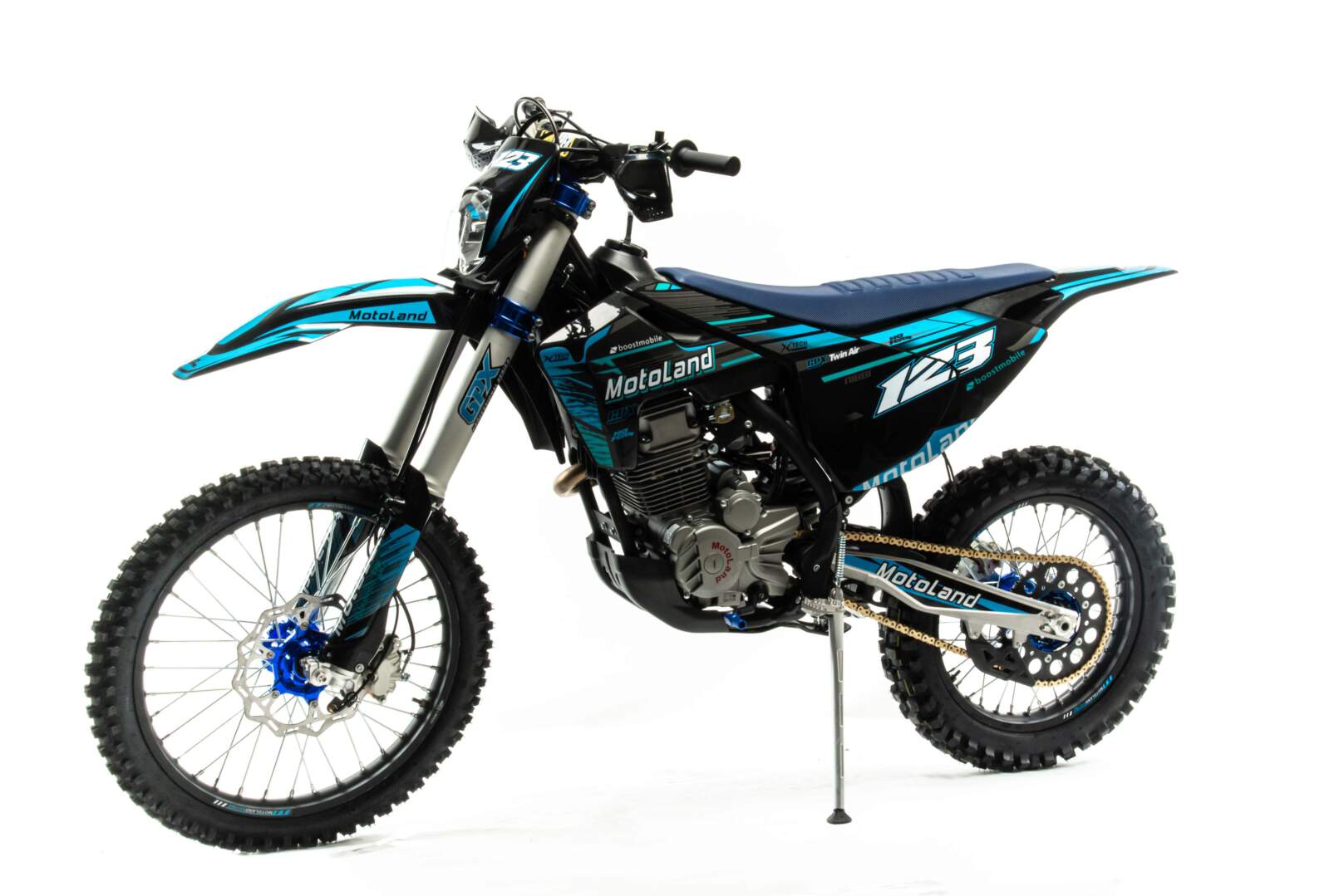 00000018413. Мотоцикл Кросс Motoland XT 250 ST 21/18 (172FMM-4V) синий