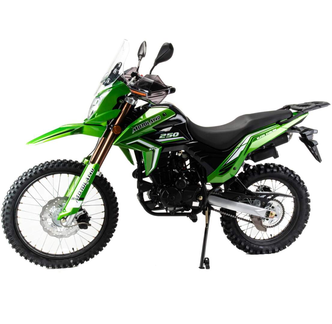 00000020007. Мотоцикл Motoland GL250 ENDURO (172FMM-5/PR250) зеленый