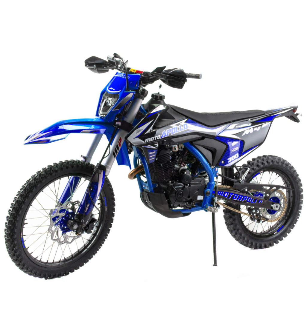 00000021290. Мотоцикл Кросс Moto Apollo M4 300 (175FMN PR5) синий